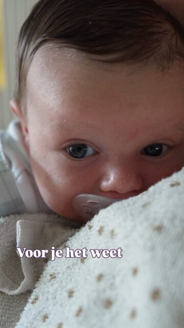 Een jaar gaat zó snel, net als deze niet meer baby trouwens 💨
