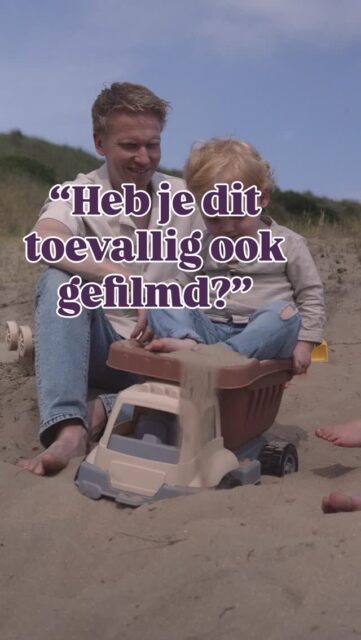 Dit fragment zat bijna niet in de film. Zonde! 😳  Als ik een gezinsfilm maak leg ik alle bijzondere momenten vast, maar soms vergeet ik ook wel eens iets en dan is het goed dat de families eerlijk durven te zijn 💟